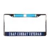 Korea Air Force Combat Veteran Metal License Plate Frame Licensed Military Apparel Patriotic Products Gifts For Veterans Families And Retired VetFriends.com