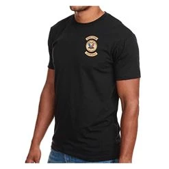 VetFriends.com Desert Storm Veteran T-Shirt Black With Ribbons And Freedom Is Not Free, I Paid For It Graphics Gulf War