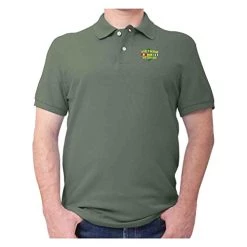 VetFriends.com Vietnam Veteran Polo Shirt Embroidered With Service Ribbon And Map