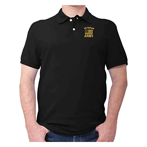 Officially Licensed US Army Collared Veteran Flag Polo Shirt | US Military Infantry Armor Licensed Shirt For Men And Women 3 Officially Licensed US Army Collared Veteran Flag Polo Shirt | US Military Infantry Armor Licensed Shirt For Men And Women - Image 3