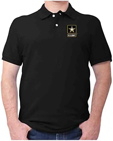 VetFriends.com US Army Polo Shirt Embroidered Short Sleeve Three Button Polo Shirt 7 VetFriends.com US Army Polo Shirt Embroidered Short Sleeve Three Button Polo Shirt - Image 7