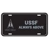 U.S. Space Force License Plate - Always Above | Durable Metal Frame |Semper Supra