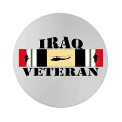 Iraq Veteran+Helicopter & Soldiers Sandstone Coaster Licensed Military Apparel Patriotic Products Gifts For Veterans Families And Retired VetFriends.com