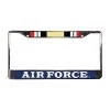 Air Force Iraq OIF Veteran Metal License Plate Frame Licensed Military Apparel Patriotic Products Gifts For Veterans Families And Retired VetFriends.com