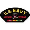 U.S. Navy Vietnam Vet Patch Licensed Military Apparel Patriotic Products Gifts For Veterans Families And Retired VetFriends.com