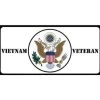 Vietnam Veteran With Seal License Plate Licensed Military Apparel Patriotic Products Gifts For Veterans Families And Retired VetFriends.com