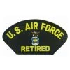 U.S. Air Force Retired Patch Licensed Military Apparel Patriotic Products Gifts For Veterans Families And Retired VetFriends.com