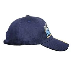 US Navy We Own The Seas Eagle Emblem And Chain Baseball Hat - Officially Licensed -Bruce Store 31gBYZ60EhL