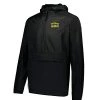 Vietnam Veteran Packable Pullover Jacket - Embroidered Left Chest Logo, Water Resistant, Black Unisex