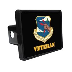 Air Force Strategic Air Command Veteran Tow Hitch Cover Licensed Military Apparel Patriotic Products Gifts For Veterans Families And Retired VetFriends.com