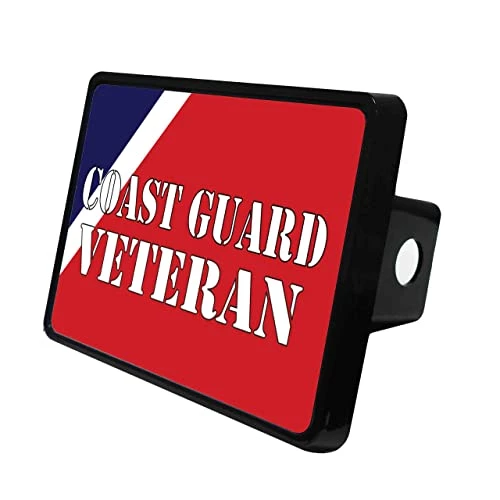 Coast Guard Veteran Tow Hitch Cover Licensed Military Apparel Patriotic Products Gifts For Veterans Families And Retired VetFriends.com 2 Coast Guard Veteran Tow Hitch Cover Licensed Military Apparel Patriotic Products Gifts For Veterans Families And Retired VetFriends.com - Image 2