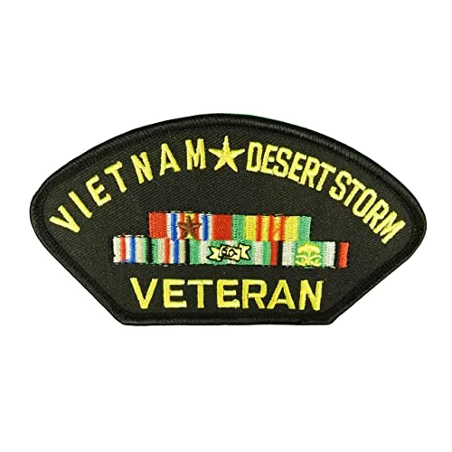Vietnam/Desert Storm Vet Patch Licensed Military Apparel Patriotic Products Gifts For Veterans Families And Retired VetFriends.com 1 Vietnam/Desert Storm Vet Patch Licensed Military Apparel Patriotic Products Gifts For Veterans Families And Retired VetFriends.com