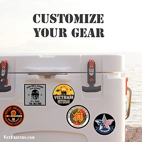 "God Will Judge Our Enemies, We'll Arrange The Meeting" Decal Sticker Quantity Of (2) 2 "God Will Judge Our Enemies, We'll Arrange The Meeting" Decal Sticker Quantity Of (2) - Image 2