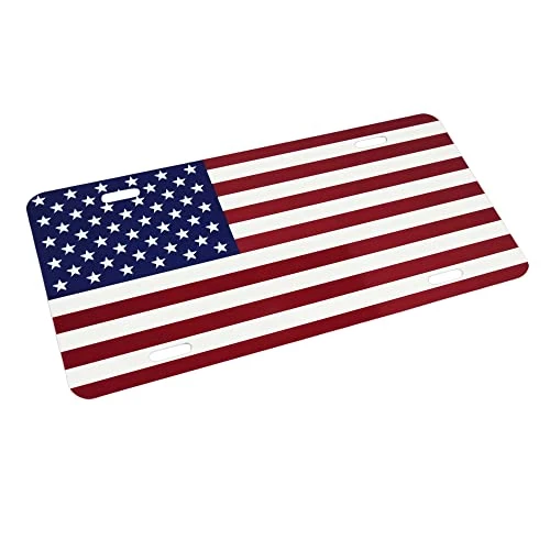 US American Flag Vanity License Plate 3 US American Flag Vanity License Plate - Image 3