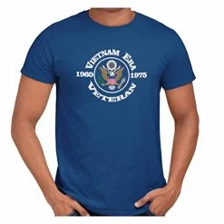 Vietnam Era Veteran 1960-1975 Eagle Emblem Short Sleeve T-Shirt