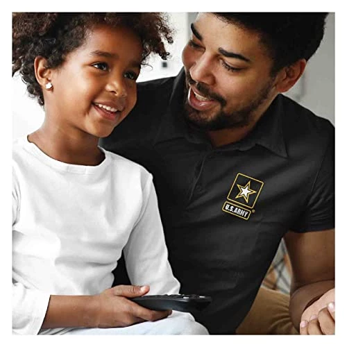 VetFriends.com US Army Polo Shirt Embroidered Short Sleeve Three Button Polo Shirt 4 VetFriends.com US Army Polo Shirt Embroidered Short Sleeve Three Button Polo Shirt - Image 4