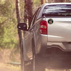 Round Vietnam Era Veteran Black Decal Sticker With American Flag And Eagle Graphic Quantity Of (2) -Bruce Store 41ErkOBJbUL