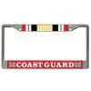 Coast Guard Iraq OIF Veteran Metal License Plate Frame Licensed Military Apparel Patriotic Products Gifts For Veterans Families And Retired VetFriends.com