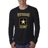 VetFriends.Com US Army Veteran With Star Logo Performance Long Sleeve Shirt - Officially Licensed