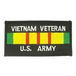 Vietnam Veteran Army Patch Licensed Military Apparel Patriotic Products Gifts For Veterans Families And Retired VetFriends.com