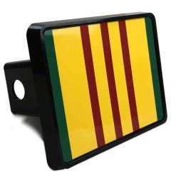 Vietnam Ribbon Tow Hitch Cover Licensed Military Apparel Patriotic Products Gifts For Veterans Families And Retired VetFriends.com
