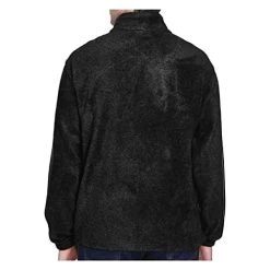 VetFriends.com Vietnam Veteran Fleece Embroidered Jacket For Men Black Full-zip With Pockets -Bruce Store 41Pp22hnUCL 1