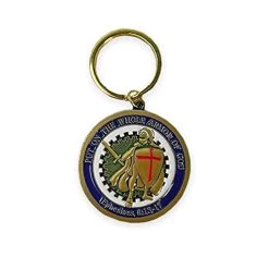 Armor Of God Keychain Put On The Whole Armor Of God Ephesians 6:13-17 Antique Brass Keychain VetFriends