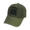 VetFriends.com Combat Veteran Hat With US Flag On OD Vintage Embroidered Cap Multi