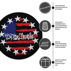 We The People Patch With Flag Graphic Licensed Military Apparel Patriotic Products Gifts For Veterans Families And Retired VetFriends.com -Bruce Store 41SLCCLqGsL