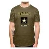 US Army Veteran Olive Drab T-Shirt W/Black & Yellow Star Logo