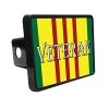 Veteran + Vietnam Campaign Ribbon Tow Hitch Cover Licensed Military Apparel Patriotic Products Gifts For Veterans Families And Retired VetFriends.com