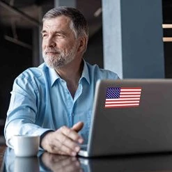 VetFriends.com USA American Flag Patriotic Decal/Bumper Sticker Quantity Of (2) -Bruce Store 41aShvkBFeL