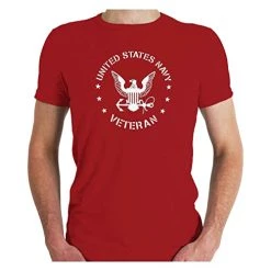 VetFriends.com US Navy Veteran Graphic T-Shirt Short Sleeve T With Eagle Emblem -Bruce Store 41atr7EAF0L