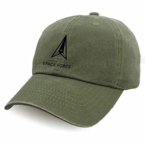 VetFriends.com US Space Force Hat Embroidered USSF Logo Vintage Olive Drab Cap -Bruce Store 41b1JJ0DhfL