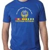 VetFriends.com Vietnam Veteran T Shirt All Gave Some 58,479 Gave All With Three Soldiers Statue & Service Ribbon