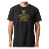 US Navy Veteran T-Shirt With Gold Eagle Emblem Graphic - Officially Licensed