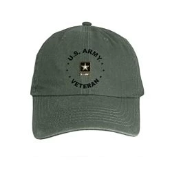 VetFriends.com US Army Veteran Hat Emboidered With Army Star Logo Vintage Cap -Bruce Store 41n6Mr3vEKL