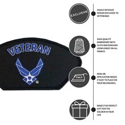 US Air Force Logo Veteran Patch Licensed Military Apparel Patriotic Products Gifts For Veterans Families And Retired VetFriends.com 11 US Air Force Logo Veteran Patch Licensed Military Apparel Patriotic Products Gifts For Veterans Families And Retired VetFriends.com -Bruce Store 41nePwaV10L