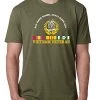VetFriends.com Vietnam Veteran T Shirt All Gave Some 58,479 Gave All With Three Soldiers Statue & Service Ribbon