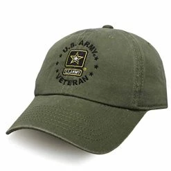VetFriends.com US Army Veteran Hat Emboidered With Army Star Logo Vintage Cap