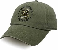 VetFriends.com US Army Veteran Hat Emboidered With Army Star Logo Vintage Cap -Bruce Store 41rkh4ePbeL. AC