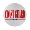 Coast Guard Red Text Sandstone Coaster Licensed Military Apparel Patriotic Products Gifts For Veterans Families And Retired VetFriends.com