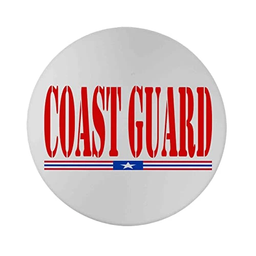 Coast Guard Red Text Sandstone Coaster Licensed Military Apparel Patriotic Products Gifts For Veterans Families And Retired VetFriends.com 1 Coast Guard Red Text Sandstone Coaster Licensed Military Apparel Patriotic Products Gifts For Veterans Families And Retired VetFriends.com