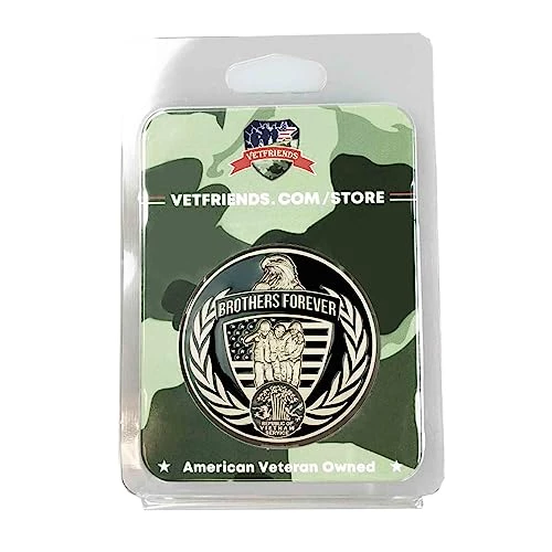 Vietnam Brothers Forever Commemorative Challenge Coin Licensed Military Apparel Patriotic Products Gifts For Veterans Families And Retired VetFriends.com 4 Vietnam Brothers Forever Commemorative Challenge Coin Licensed Military Apparel Patriotic Products Gifts For Veterans Families And Retired VetFriends.com - Image 4