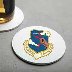 Air Force Strategic Air Command Sandstone Coaster Licensed Military Apparel Patriotic Products Gifts For Veterans Families And Retired VetFriends.com -Bruce Store 41wCjx6Gg0L