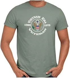 Vietnam Era Veteran 1960-1975 Eagle Emblem Short Sleeve T-Shirt -Bruce Store 41wKQAgaU4L. AC