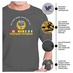 VetFriends.com Vietnam Veteran T Shirt All Gave Some 58,479 Gave All With Three Soldiers Statue & Service Ribbon -Bruce Store 41wtBn90uKL 4