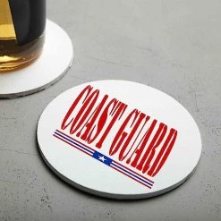 Coast Guard Red Text Sandstone Coaster Licensed Military Apparel Patriotic Products Gifts For Veterans Families And Retired VetFriends.com 9 Coast Guard Red Text Sandstone Coaster Licensed Military Apparel Patriotic Products Gifts For Veterans Families And Retired VetFriends.com -Bruce Store 510GLhDqkwL
