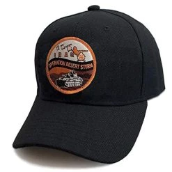 Operation Desert Storm Veteran Hat With Iraq Map And Helicopter Graphics