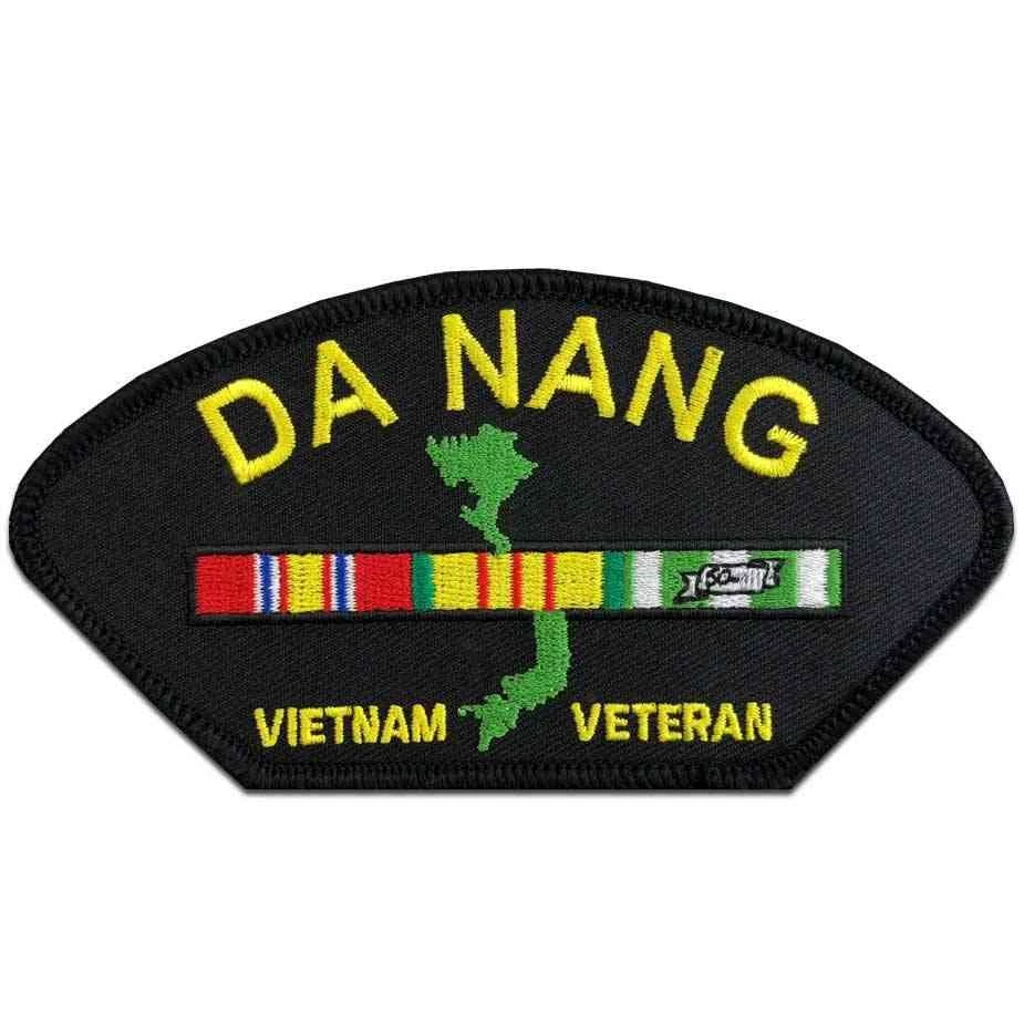 Vietnam Veteran W/Ribbon: Da Nang Station Patch Licensed Military Apparel Patriotic Products Gifts For Veterans Families And Retired VetFriends.com 1 Vietnam Veteran W/Ribbon: Da Nang Station Patch Licensed Military Apparel Patriotic Products Gifts For Veterans Families And Retired VetFriends.com